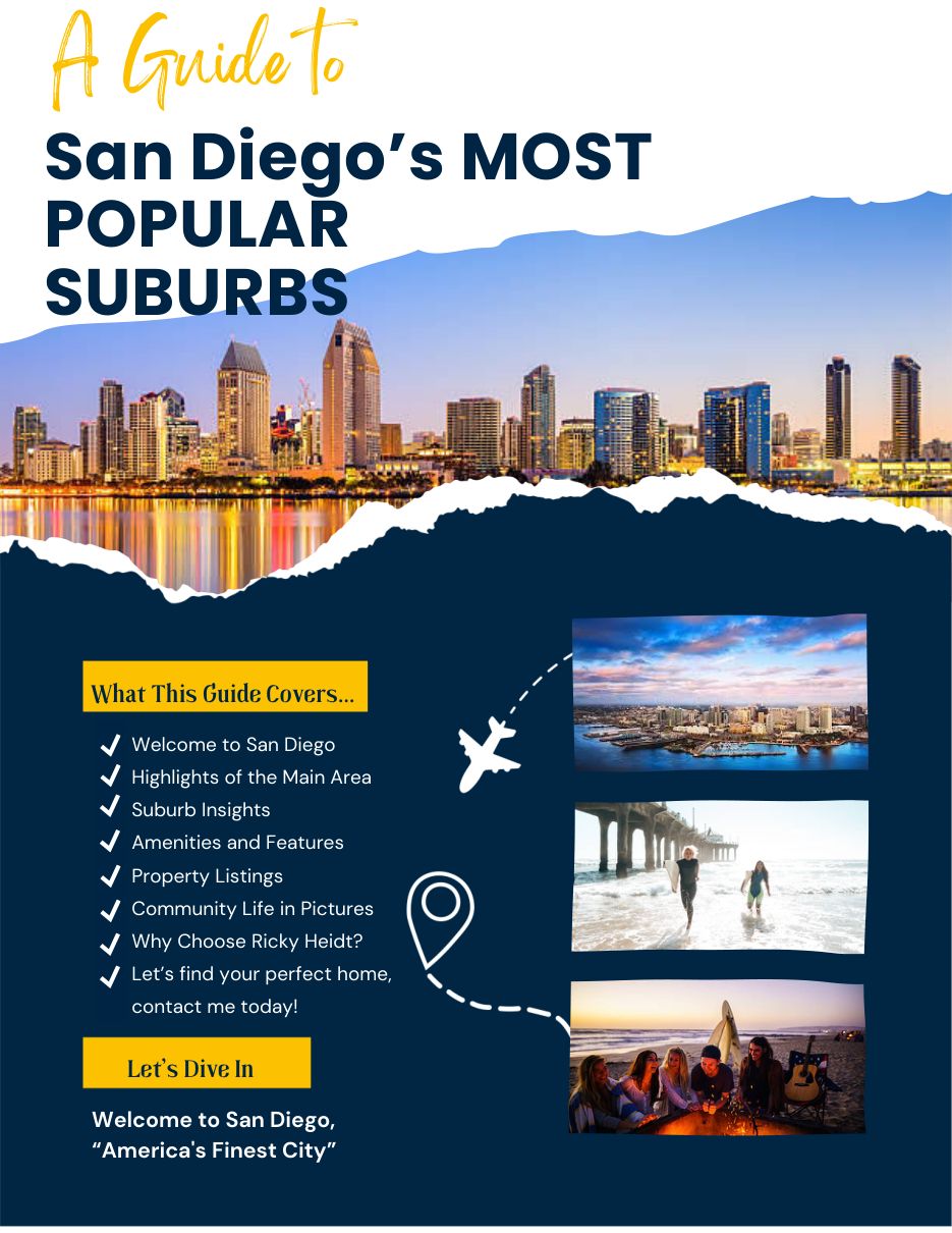 A Guide to San Diego's Most Popular Suburbs, free relocation guide by Ricky Heidt